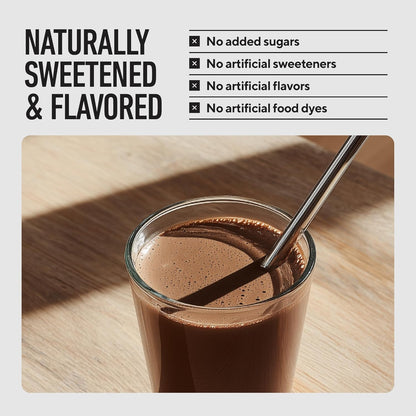 Indulge in Premium Whey+ Protein Isolate from Grass Fed Cows - Rich Chocolate Flavor, 60 Servings of Low-Calorie, Non-GMO, Sugar-Free, Lactose & Gluten-Free All-Natural Protein Powder