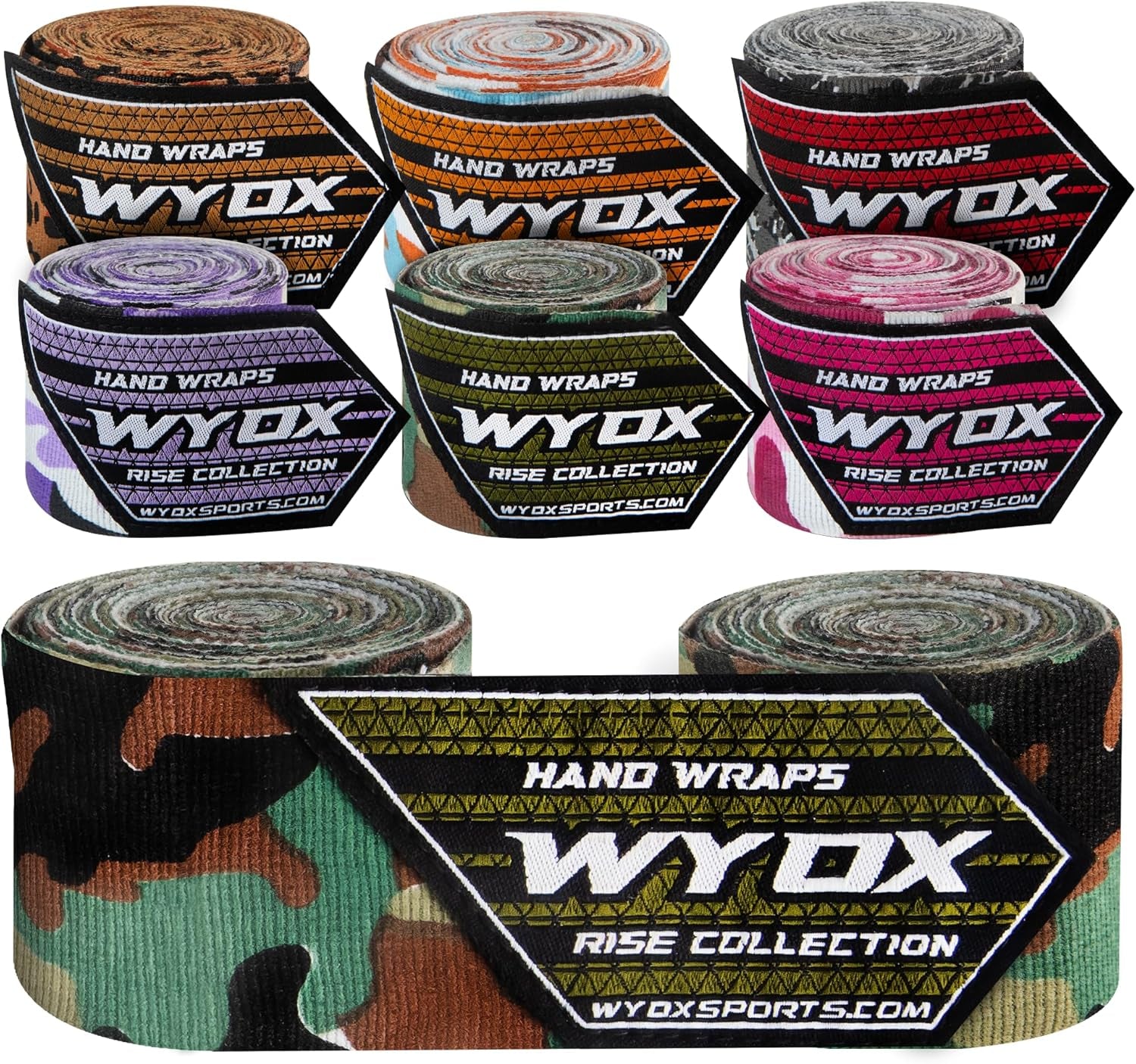 Gel Boxing Hand Wraps for Men Women – Elasticated Padded Long Wrist Straps Cotton & Nylon Blend for Muay Thai MMA, Kickboxing, BJJ Combat Sports Training