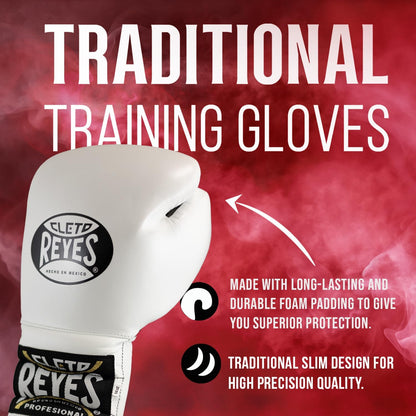 Traditional Professional-Grade Boxing Gloves with Laces for Training, Sparring and Heavy Punching Bags for Men and Women, MMA, Kickboxing, Muay Thai