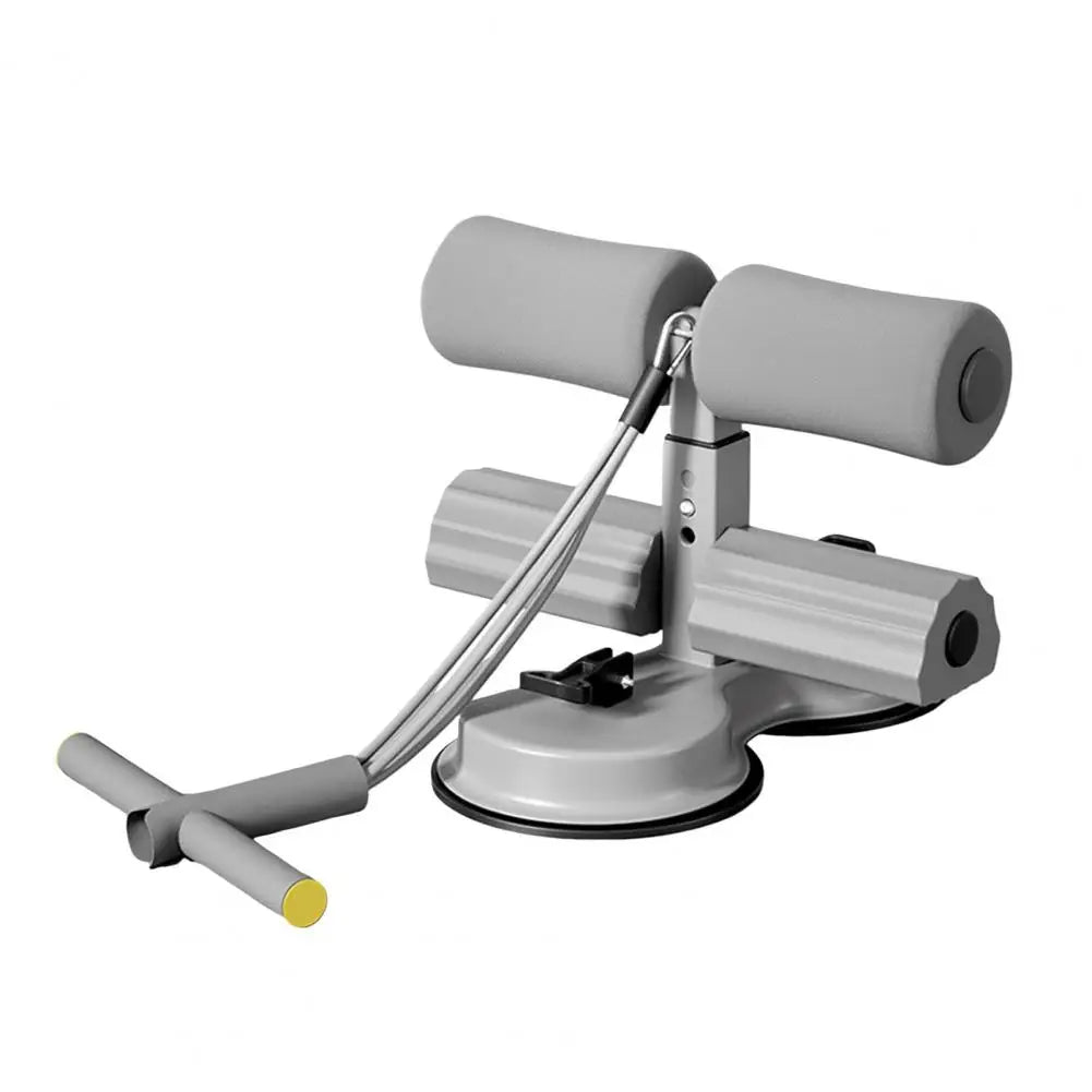 CoreMax™ Sit-Up Assistant Bar with Resistance Band – Dual Suction Home Gym Trainer