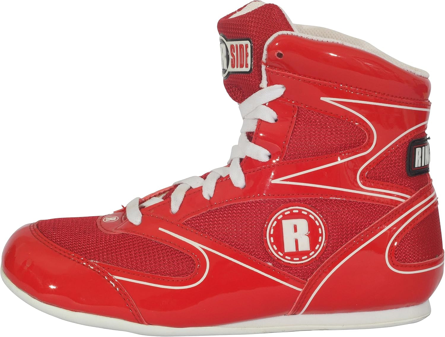 Undefeated Boxing Shoes, Synthetic Leather Shoes for Men and Women, Lightweight, High-Top Ankle Shoes for Boxing, Workout, Training, and Competition, Available in Different Sizes (2-13)