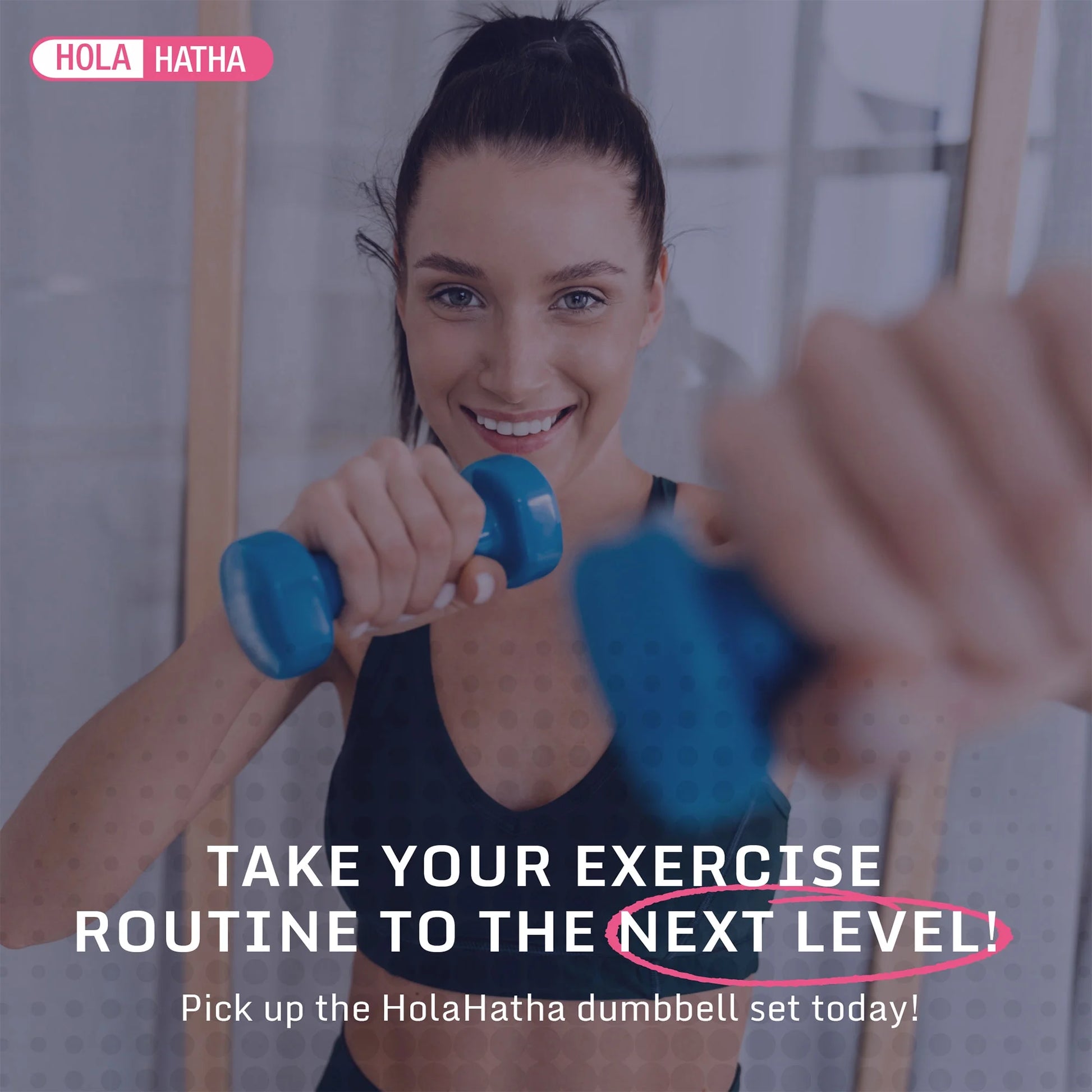 Elevate Your Workouts with the 2, 3, & 5 LB Neoprene Dumbbell Free Weight Set with Rack in Vibrant Red and Blue