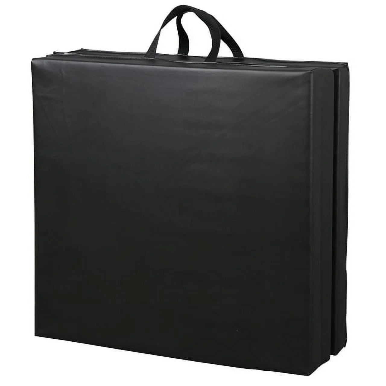 Elevate Your Workout with the 6' x 2' Tri-Fold Folding Gym Mat - Perfect for Aerobics and Wrestling, Black 2" Thick Comfort
