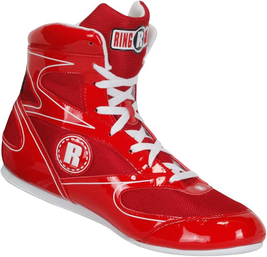 Undefeated Boxing Shoes, Synthetic Leather Shoes for Men and Women, Lightweight, High-Top Ankle Shoes for Boxing, Workout, Training, and Competition, Available in Different Sizes (2-13)