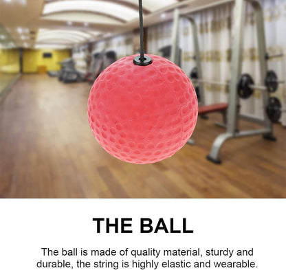 Boxing Reaction Punching Ball for Adults, Ball Headband for Reflex Training, Boxing Reflex Balls Set, Multi Functional Boxings Training Balls for Muay Karate (E305-H04)